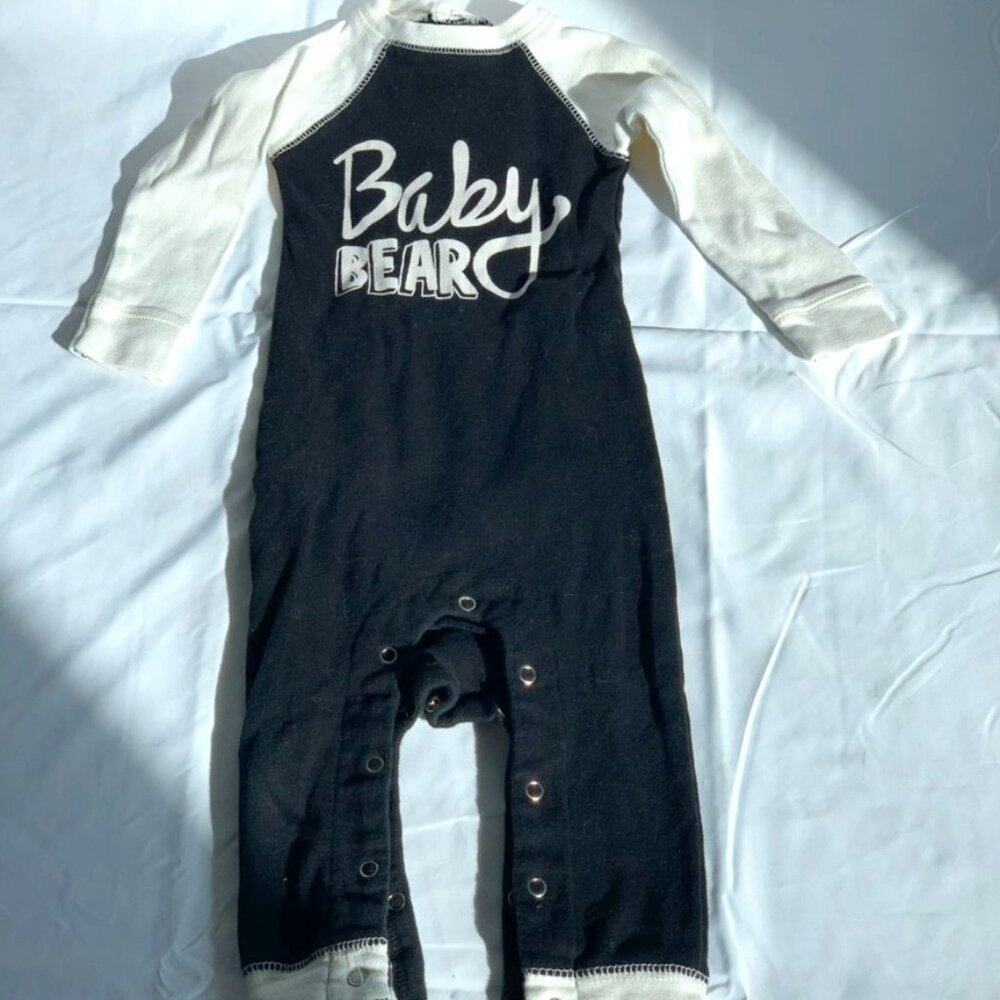 Flap Jack 12 Mo 100% Cotton Onesie Long Sleeve and Pants with Snaps